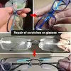 Resina de reparo KineShineX para óculos para arranhões, amarelamento e desgaste, sem necessidade de polimento, para lentes de óculos de leitura, óculos para miopia e óculos de natação