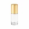 Frasco Roll-on Marrom Pronto para Uso do Fabricante 10ml, Frasco Roll-on para Óleo Essencial, Frasco para Aplicação de Líquido, Frasco Roll-on, Frasco Dosador Cosmético