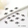 Accesorios de Aleación para Uñas Estilo Gótico Más Vendidos Transfronterizos con Pedrería, Cruz, Murciélago, Luna Creciente, Uñas Portátiles 3D Accesorios DIY