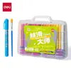 72126/70106 Pasteles al Óleo Deli 24/36 Colores Crayones Giratorios Infantiles Plumas de Dibujo para Estudiantes Palitos Coloridos Solubles en Agua