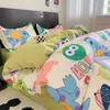 Juego de Cama de Cuatro Piezas Cartoon Antártico Ins Sailor Moon Morado Cama de Estudiante Sábanas Funda Nórdica Juego de Cama de Tres Piezas