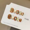 QianfanMarrom com Olhos AzuisDoce e DescoladoGradienteOlho de GatoTotalmente Feito à MãoAdesivos de Unhas Artísticas UsáveisUnhas Postiças Atacado
