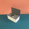 Caja de Almacenamiento de Mascarillas Desechables de Gran Capacidad para el Hogar a Prueba de Polvo Paquete Hermético con Tapa para Mascarillas Caja para Pañuelos de Papel Caja para Toallitas Húmedas