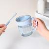 Vaso Transparente para Cepillo de Dientes de Mascota, Vaso para Cepillarse, Vaso para Enjuague Bucal, Vaso para Lavarse, Vaso de Plástico, Vaso de Agua para el Hogar, Portacepillos de Dientes, Vaso para Cepillo de Dientes