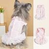 Falda Personalizada para Mascota de la Fábrica de Origen, Falda de Princesa Dulce para Perro y Gato con Hebilla para Correa, Ropa de Verano para Mascotas