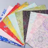 Nuevo tejido jacquard imitación brocado Song estilo chino tamaño mediano brocado DIY bolsita colgante de collar forro de caja de regalo accesorio de horquilla