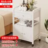 Carro para Herramientas de Ventosaterapia de Salón de Belleza Carrito Pequeño Estante de Almacenamiento Móvil Estante de Almacenamiento Ligero Multicapa Gabinete de Belleza para Uñas