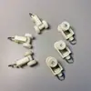 Ponteiras de Trilho de Cortina Antigas, Trilhos Guia, Trilhos Retos, Trilhos Curvos, Rolos, Trilhos Deslizantes, Rodas, Ganchos, Fechos, Acessórios e Materiais