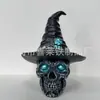 Logo de Resina de Halloween Transfronterizo Calavera Gótica Fantasma Adornos de Decoración para Escritorio del Hogar Regalo
