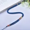 Cordón para colgante de plata 925, cuerda de collar tejida simple, cuerda para colgante de jade, joyería para colgar en el cuello, venta al por mayor, suministro directo