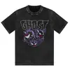 Berserk Jujutsu Kaisen Anime Japonés Retro Lavado Camiseta de Manga Corta Tendencia