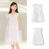 Faldas para Niñas Balabala Vestidos para Niños Nuevo Estilo de Verano 2025 Moda Princesa Falda de Malla Fashionable para Niños Mayores
