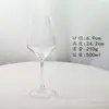 Taças de Vinho Altas de Vidro Temperado, Taças de Champanhe, Copos de Suco, Copos de Coquetel, Taças de Vinho para Hotel Comercial