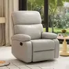 Sofá Cama Cúpula Espacial de Primeira Classe para Uma Pessoa Sala de Estar Elétrico Massageador Multifuncional Giratório Reclinável Balanço para Idosos