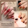 Set de esmalte de uñas en gel de resina de 6 colores Ámbar Caramelo Ámbar Carey Transparente Gel de Fototerapia Comercio Exterior En Stock