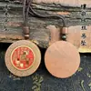 Entrega Montanha Longhu Montanha Taishanglaojun Bolsa Qian Bagua Borda de Seda Prateada Inlaid Pingente Pingente Artesanato de Estrada Suprimentos