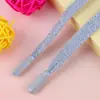 Corda Grossa Plana de Poliéster-Algodão de 0,8 cm com Ponteiras Metálicas, Cordão de Capuz Estilo Primavera, Cordão de Cintura para Calças Casuais, Cordão Trançado de Camada Única