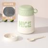 Taza de Desayuno de Acero Inoxidable 304 para Trabajadores de Oficina y Estudiantes, Taza Portátil para Leche, Taza para Sopa, Lonchera Aislada Sellada por Capas, Transfronterizo