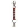 Llavero Decorativo de Aleación con Calavera y Cuero Personalizado para Hombre, Estilo Largo Sencillo, Accesorio Decorativo de Halloween