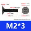 Tornillos de Acero Inoxidable 304 Cabeza Avellanada Negra Hexagonal Din7991 Tornillos de Cabeza Plana Hexagonal Pavonados M2M3M4M5