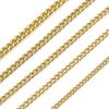 Cadena de latón directa de fábrica cadena de botones cadena de cobre antiestática cadena para ropa bolsa cadena para mascotas accesorios de joyería DIY