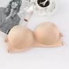 Comércio exterior volume de vendas sutiã feminino strapless multicolor invisível sutiã de peça única costas bonitas franzido sem aro de aço