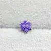 Pendientes de Flor de Zirconio de Aleación de Titanio Astmf-136 Titanio G23 Nueva Flor de Zirconio Pendientes para Labio Uña Joyería para Piercing Cabeza