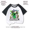Camiseta de Minecraft para Niños Dibujos Animados Manga Corta Algodón Nuevo Modelo 2025 para Niños Mayores Verano Media Manga Top para Niños Moderno