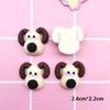 Perro Sudando Estéreo Caliente de Dibujos Animados Sombrero Azul Serie de Perros Accesorios de Goma Suave de PVC Pasador para el Cabello Agujero para Zapatos Accesorios para Tazas de Agua