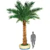 Árvore Artificial de Fibra de Vidro para Exterior Grande Anti-UV Árvore de Coco Artificial Árvore de Coco Falsa Parque Engenharia Interna Paisagismo
