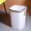 Papelera informal con tapa, ideal para sala de estar, baño creativo, inodoro y cocina.