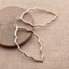 65X34mm 4.6g Multicolor DIY Aleación de Zinc Accesorios para Joyería Colgante Hueco con Forma de Hoja