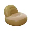 Nuevo Sofá Inflable en Forma de L con un Reclinable Individual y Respaldo, Sofá Perezoso Inflable de PVC Flocado, Sofá Delfín al por Mayor