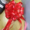 Arreglo de Boda al por Mayor Decoración de Coche de Boda Caja de Regalo Lazo Floristería de Bodas Flor de Cinta de Flor Dibujada a Mano Bola de Flor Tamaño Grande