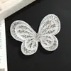 Luxo Leve Bordado Completo de Diamante de Alta Qualidade Borboleta Tecido Patches Moda Roupas Decoração Acessórios DIY Roupas Sapatos Chapéus Patches Bordados Atacado