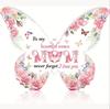 Producto Nuevo Más Vendido Transfronterizo en Stock: Adorno de Manualidad de Escritorio de Acrílico Mariposa, Regalo para Mamá o Ser Querido
