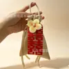 Bolsa de doces para casamento de alta qualidade, estilo novo, caixa de presente, caixa de doces especial para segurar na mão, bolsa de tecido, dobrável para casamentos