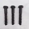Tornillos para Rieles de Cambio Tipo III para Minería Ferroviaria, Electrogalvanizados, Pernos de Anclaje para Rieles de Cambio de Concreto