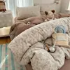 Juego de Ropa de Cama de Gasa de Doble Capa Clase A para Niños de Cuatro Piezas Modelo Nuevo 2025 Funda de Edredón Individual para Dormitorio Estudiantil Juego de Tres Piezas 3