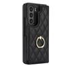 Aplicable a Samsung plegable 5 Chanel estilo teléfono móvil plegable carcasa tarjeta billetera Galaxyfold4 anillo protección resistente a caídas