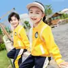 Uniformes de Jardim de Infância, Uniformes de Beisebol Primavera e Outono, Conjuntos Esportivos de Três Peças para Professores, Uniformes de Escola Primária, Uniformes de Sala de Aula Britânicos para Crianças