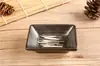 Configuração de Mesa Japonesa Peça Quatro Tigela de Arroz para Restaurante de Sushi Xícara de Chá Prato Lateral Preto Cozinha Japonesa Coreana Descanso de Hashi de Cerâmica Bule