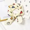 Bufanda cuadrada pequeña chic estilo coreano Corea del Sur ins para mujer primavera y otoño decorativa versátil bufanda cinta para el pelo artística retro