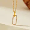 Colar Beiana S925 Prata Esterlina Fivela Dupla de Anel Diamante Microincrustado Corrente de Clavícula Feminina Moda de Nicho All-match Sensação de Alto Padrão
