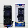 Nueva bocina Bluetooth portátil doble de 8 pulgadas karaoke exterior alta potencia comercio exterior transfronterizo popular RX-8237