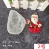 Novo Molde de Silicone do Papai Noel 2022 Molde de Lua diy Cola de Gota Chocolate Decorativo Molde de Assar