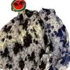 Chaqueta de Mezclilla Tie-Dye Retro Japonesa para Hombre, Nuevo Estilo Primavera y Otoño, Holgada Casual de Marca de Moda, Chaqueta de Trabajo con Bloques de Color para Adolescentes