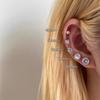 Pendientes populares de alta gama al por mayor atmósfera de amor simple pendientes para niña diseño de nicho pendientes Joker