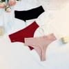 Nova Roupa Íntima com Renda, Calcinha Feminina Sexy de Cintura Baixa, Fio Dental, Calcinha T de Algodão Puro, Seda com Renda, Forro de Algodão Puro, Cintura Média-Baixa