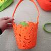 Bolsa de Calabaza Tridimensional Portátil de Bruja Fantasma Halloween Atrezzo de Ambiente Festival Fantasma Regalo para Niños Bolsa de Dulces de Tela No Tejida
